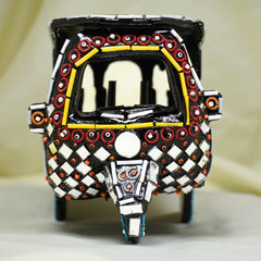Handcrafted Pakistani Rickshaw Miniature - Lahore