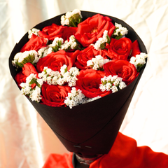 Midnight Velvet Red Rose Bouquet