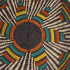 Handwoven Decorative Basket (Wall Art / Tray)