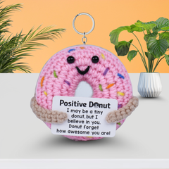 Handmade Loving Donut Keychain