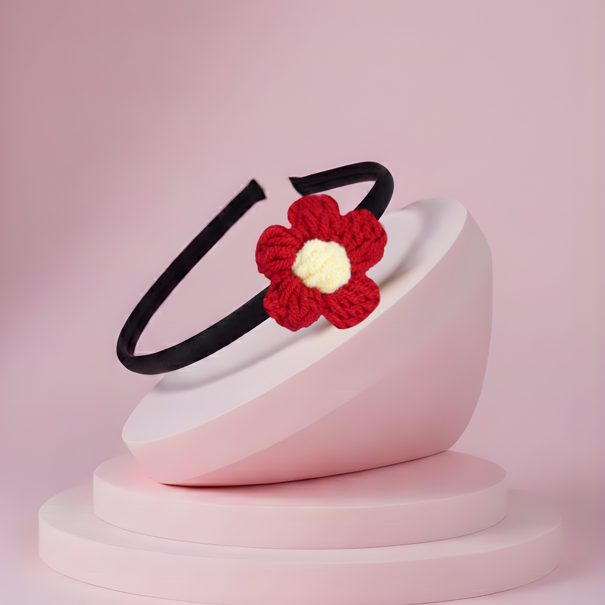 Bloom Crochet Flower Hairband