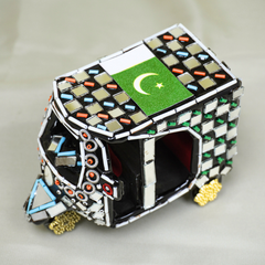 Handcrafted Pakistani Rickshaw Miniature Small - Lahore
