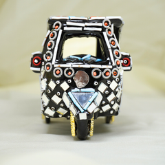 Handcrafted Pakistani Rickshaw Miniature Small - Lahore