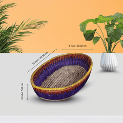 Artisanal Multi-Color Bread Basket