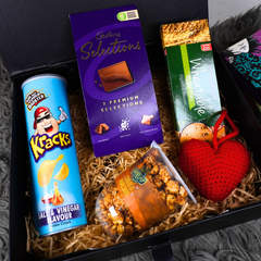 Cadbury Selections, Wheatables & Crochet Heart Gourmet Gift Box