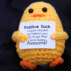 Handmade Positive Duck Crochet
