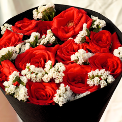 Midnight Velvet Red Rose Bouquet