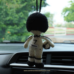 Ronaldo Crochet Car Hanging Accessory