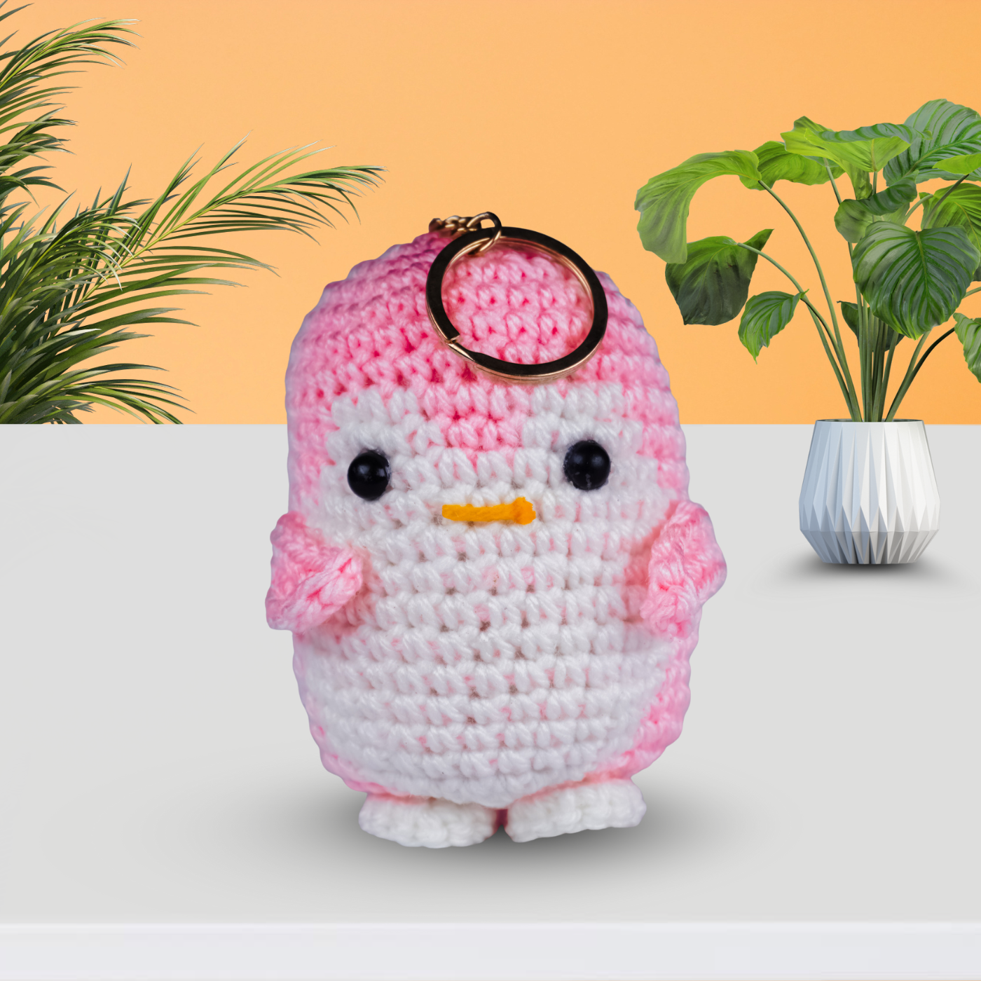 Positive Penguin Plushie Key Chain