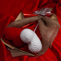 Forever Hearts Crochet Bouquet