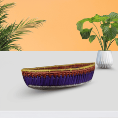 Artisanal Multi-Color Bread Basket