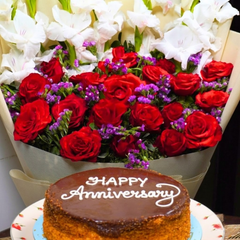 Grand Floral & Chocolate Indulgence Set
