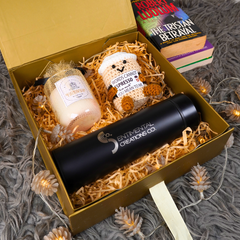 Positive Coffee Amigurumi, Smart Bottle & Candle Premium Gift Set