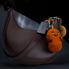 Emotional Bean – Crocheted Plush Toy Key Chain