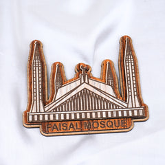 Handcrafted Faisal Masjid Fridge Magnet