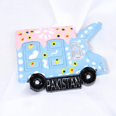Handcrafted Pakistani Truck Fridge Magnet