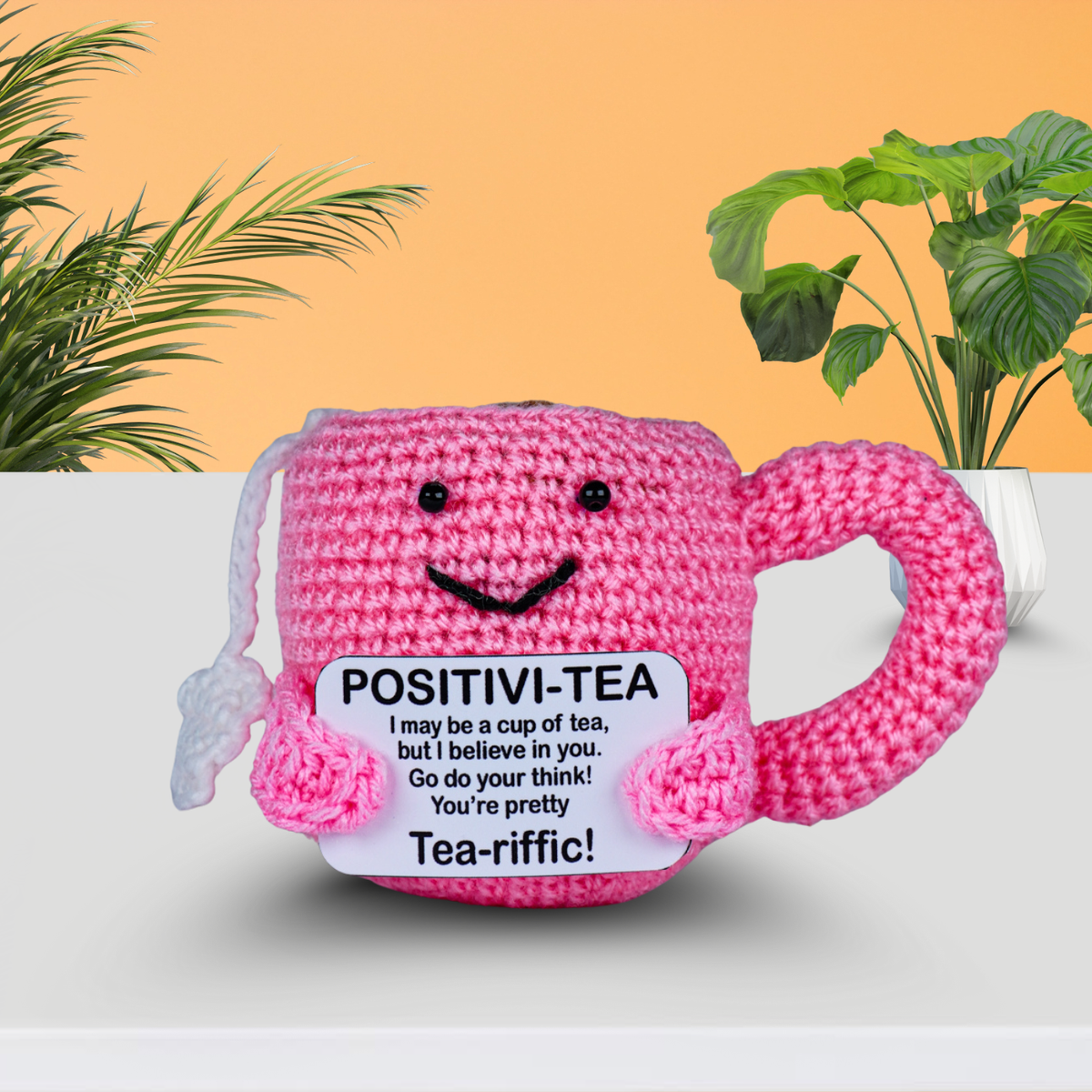 Handmade Posi-TEA-vity Cup