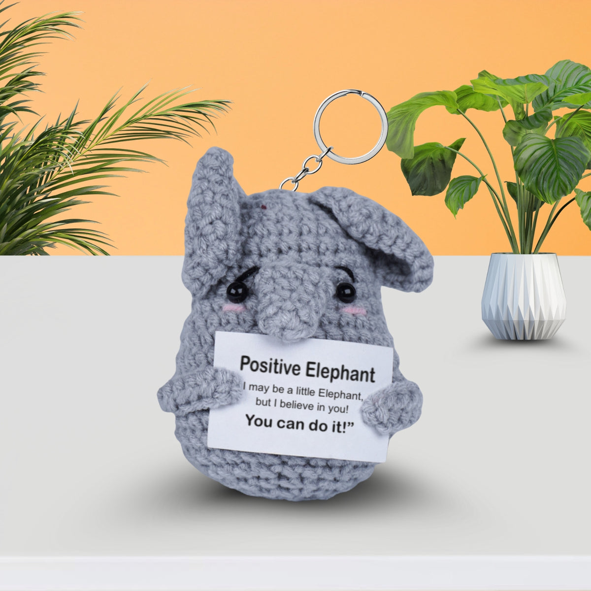 Handmade Elephent Keychain