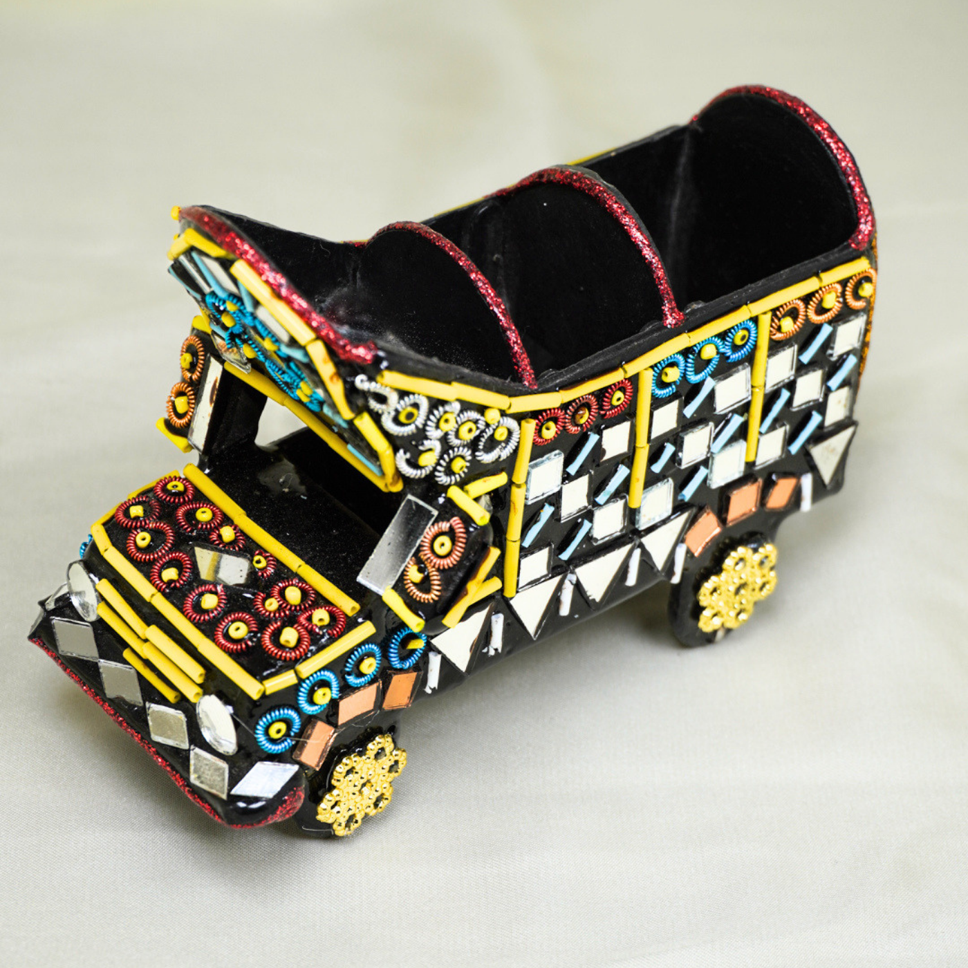 Traditional Pakistani Truck Art Wooden Miniature Souvenir – Lahore
